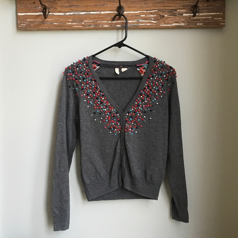 Moth by Anthropologie French Knot Confetti Sweater